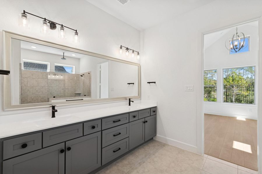 Furnished interior view inside a new home in ARTAVIA 45' Homesites, Conroe (Image 10).