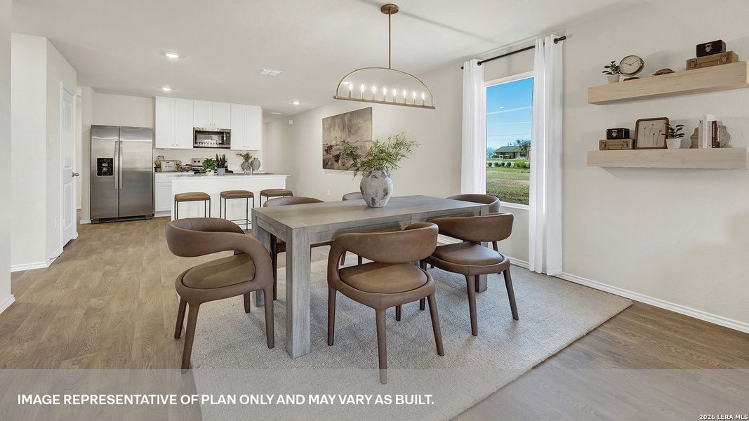 Furnished interior view inside a new home in Spring Valley, New Braunfels (Image 17).