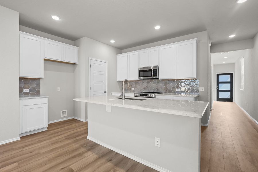 Representative furnished interior of a home built from the The Colorado A by Davidson Homes LLC in Agave, San Antonio (Image 6).