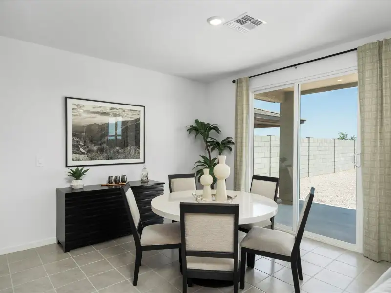 Furnished interior view inside a new home in Silva Farms - Classic Series, Goodyear (Image 4).