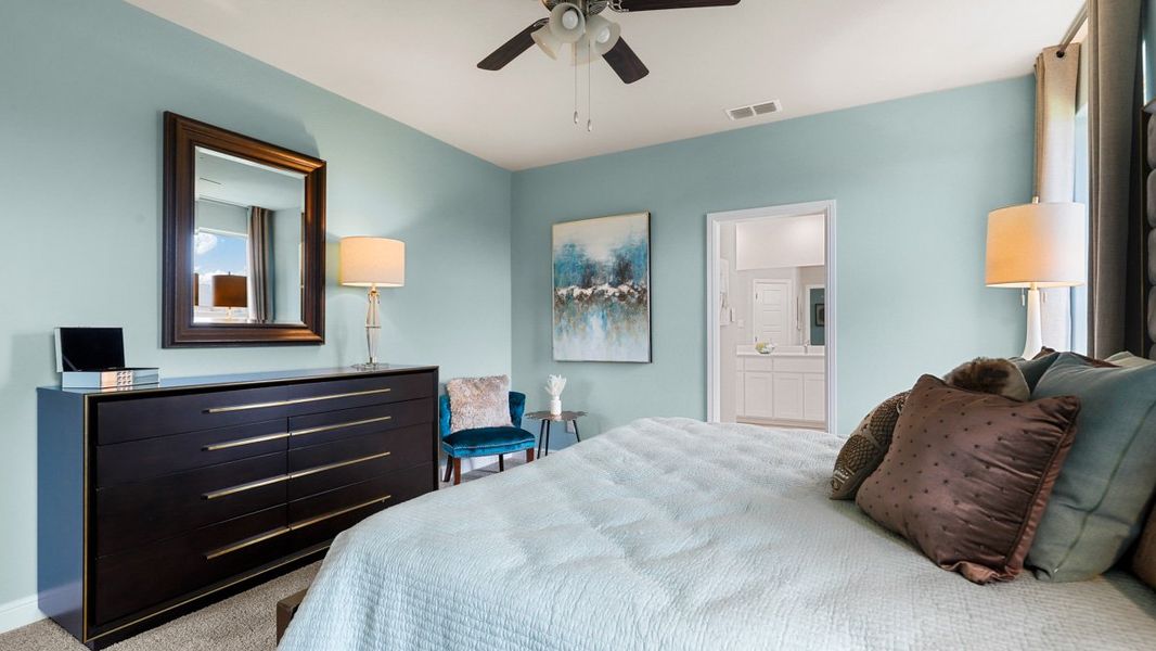 Furnished interior view inside a new home in Legado, Cleburne (Image 22).