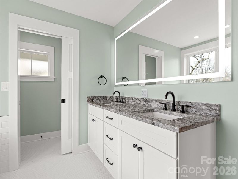 Furnished interior view inside a new home in , Asheville (Image 12).