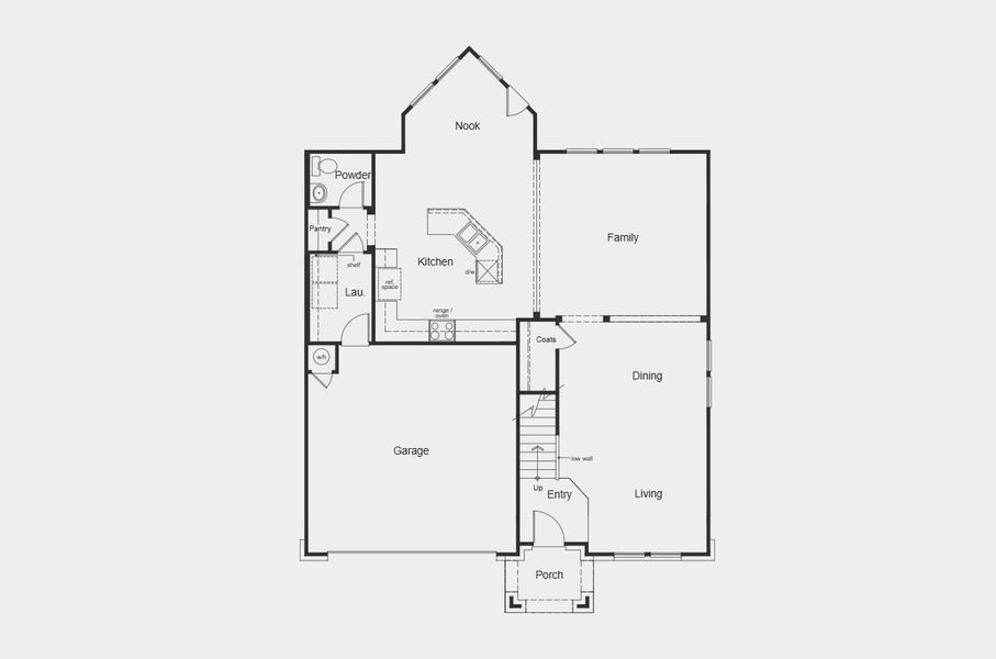 2D floor plan layout for the Plan 2752 by KB Home in Sagecrest Preserve, Conroe, TX (Image 11). 2D floor plan layout for the Plan 2752 by KB Home in Sagecrest Preserve, Conroe, TX (Image 11).