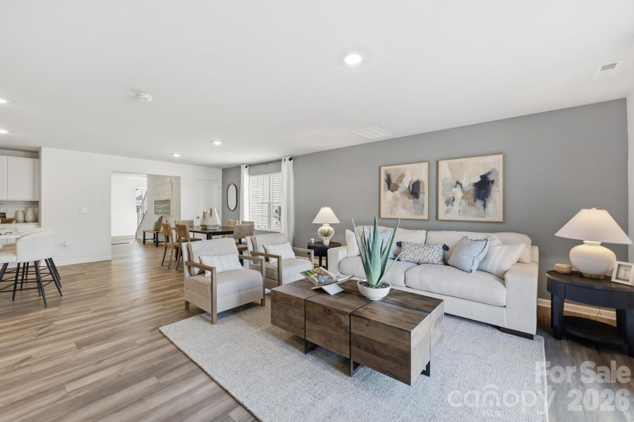 Representative photos of model home