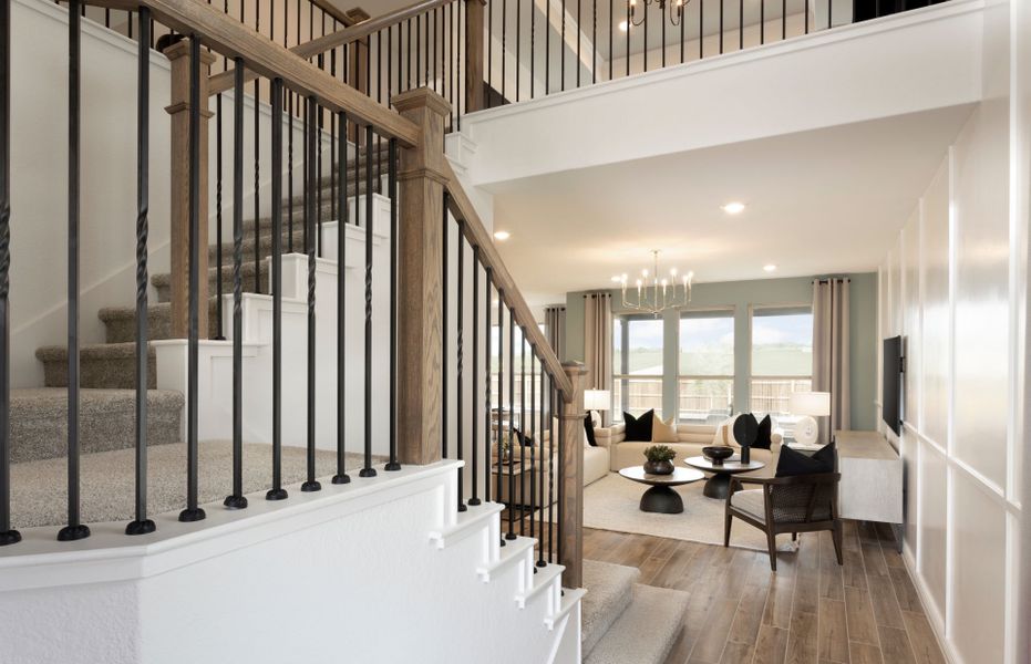 Welcoming Two-Story Foyer