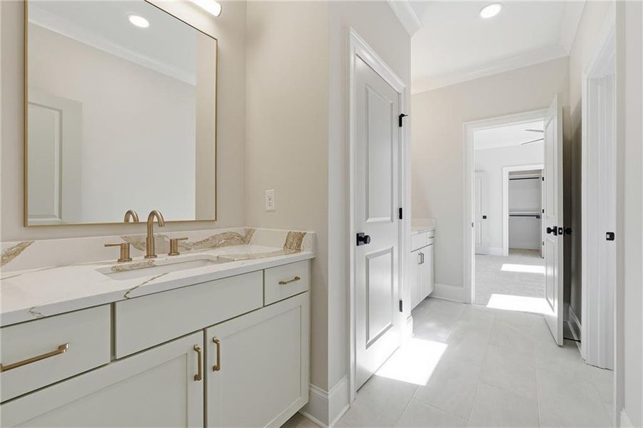 Furnished interior view inside a new home in , Marietta (Image 17).