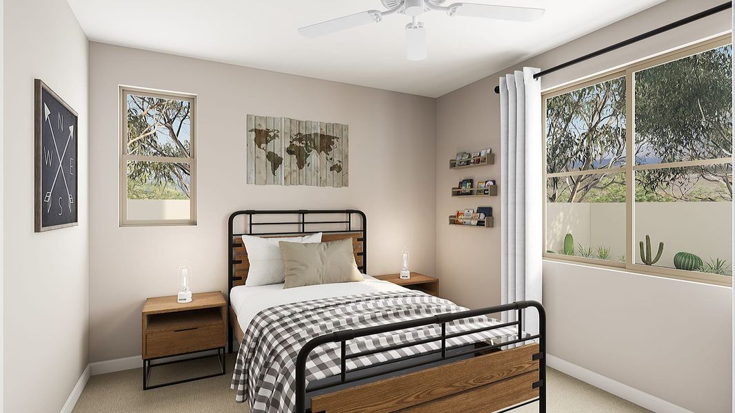 Representative furnished interior of a home built from the Sage Plan 4003 by Tri Pointe Homes in Waterston Central, Gilbert (Image 12). Representative furnished interior of a home built from the Sage Plan 4003 by Tri Pointe Homes in Waterston Central, Gilbert (Image 12).