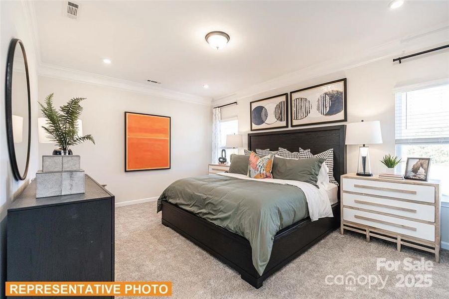 Furnished interior view inside a new home in Pine Bluff, Midland (Image 4).