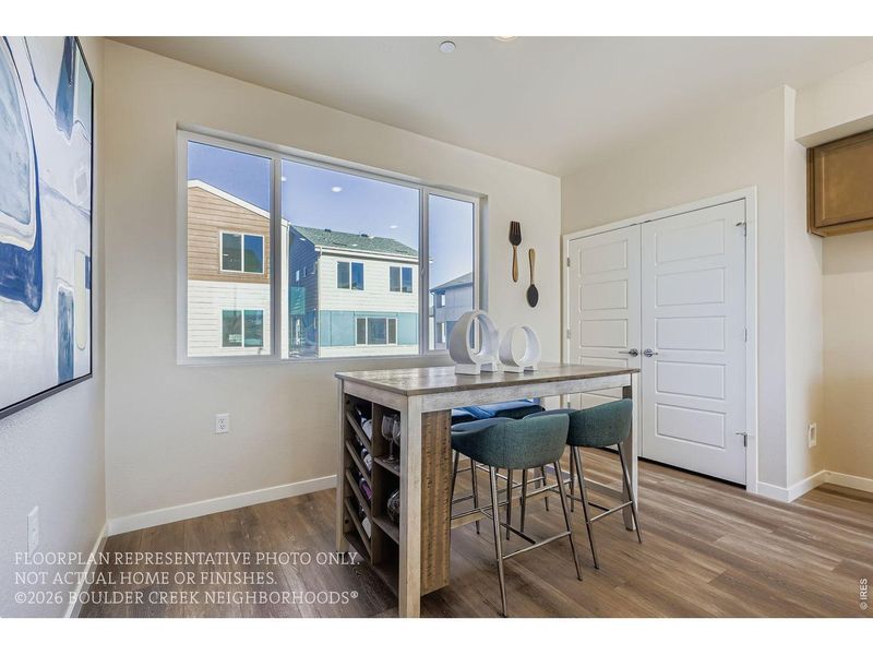 Furnished interior view inside a new home in Baseline, Broomfield (Image 28).