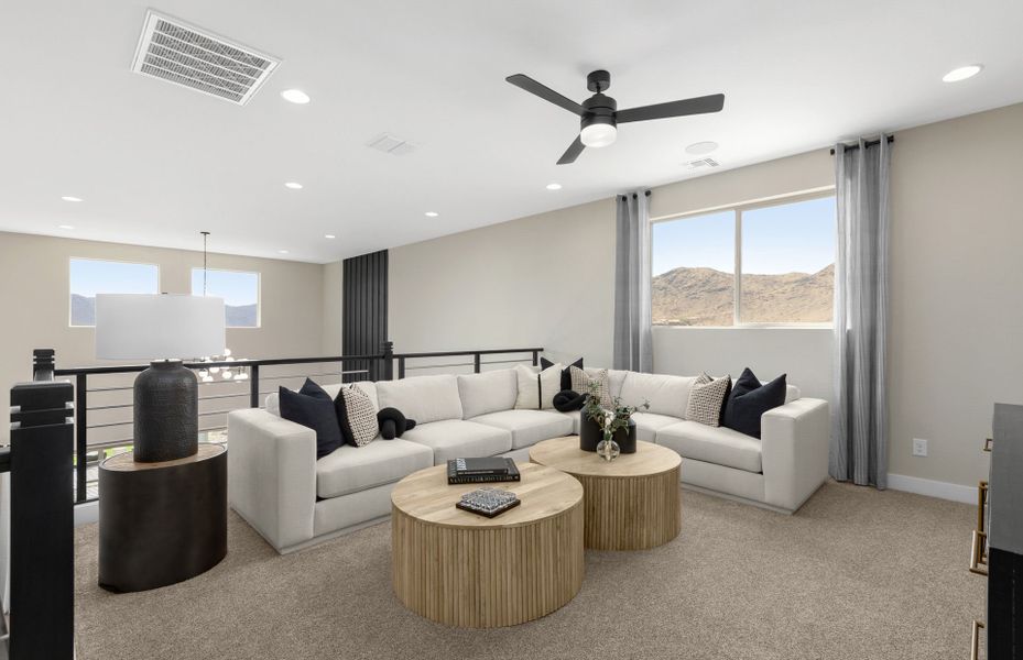 Representative furnished interior of a home built from the Firwood by Pulte Homes in Upper Canyon, Phoenix (Image 10). Representative furnished interior of a home built from the Firwood by Pulte Homes in Upper Canyon, Phoenix (Image 10).