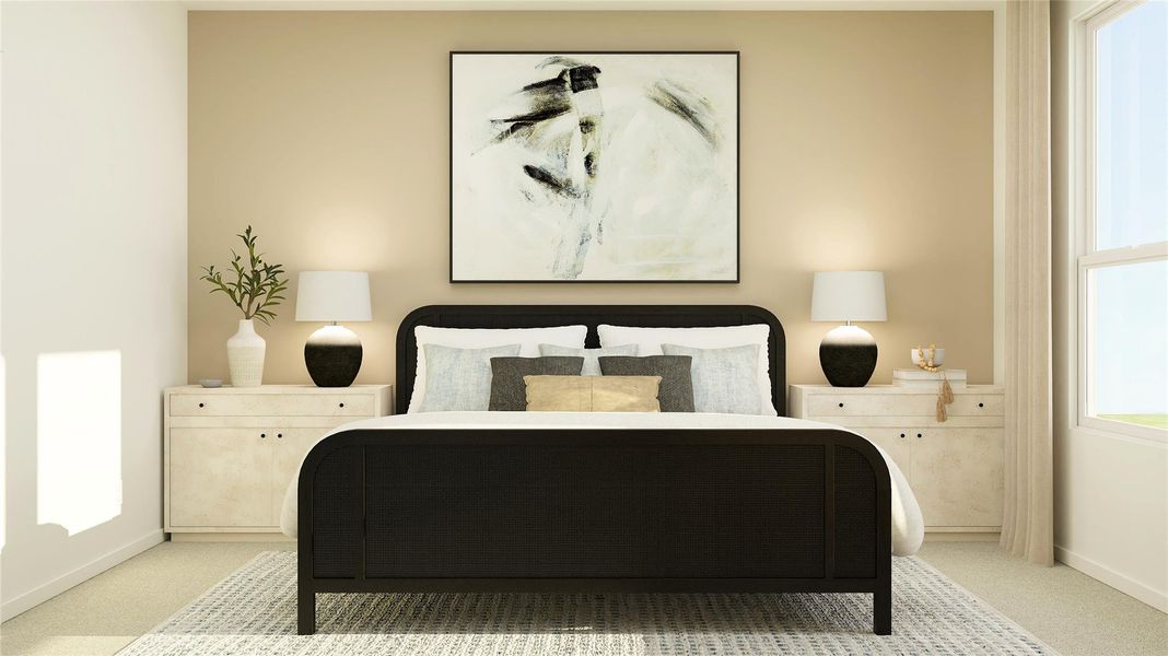 Furnished interior view inside a new home in Meadowlark Preserve, Pflugerville (Image 23).