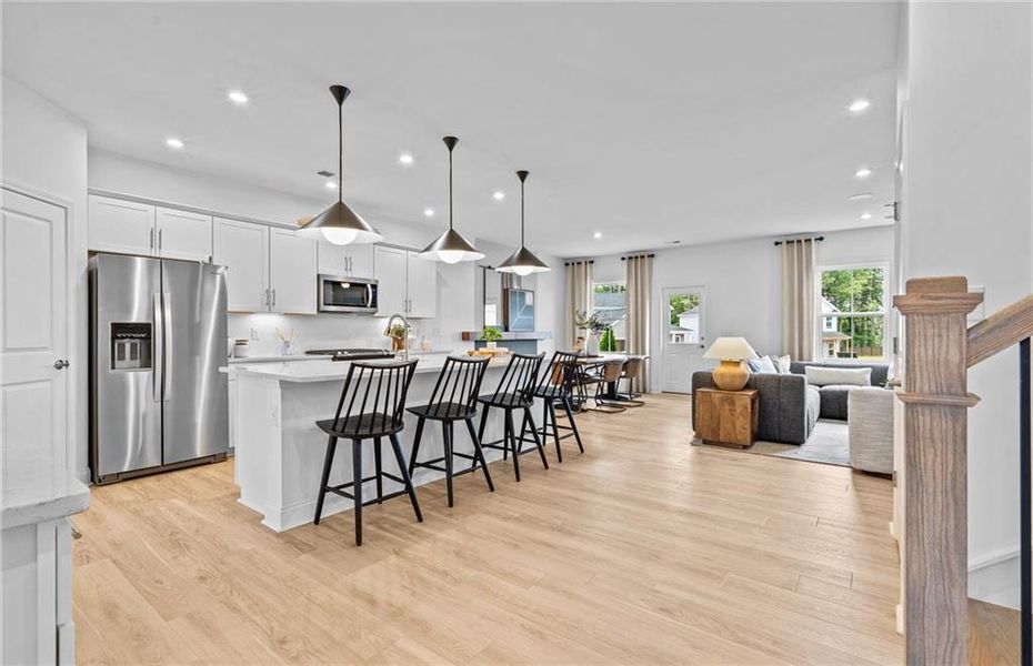 Furnished interior view inside a new home in Watermist at Mirror Lake, Villa Rica (Image 21).