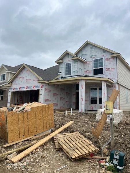 In-progress construction of a new home in Retreat at Fossil Creek, Fort Worth, TX (Image 20).