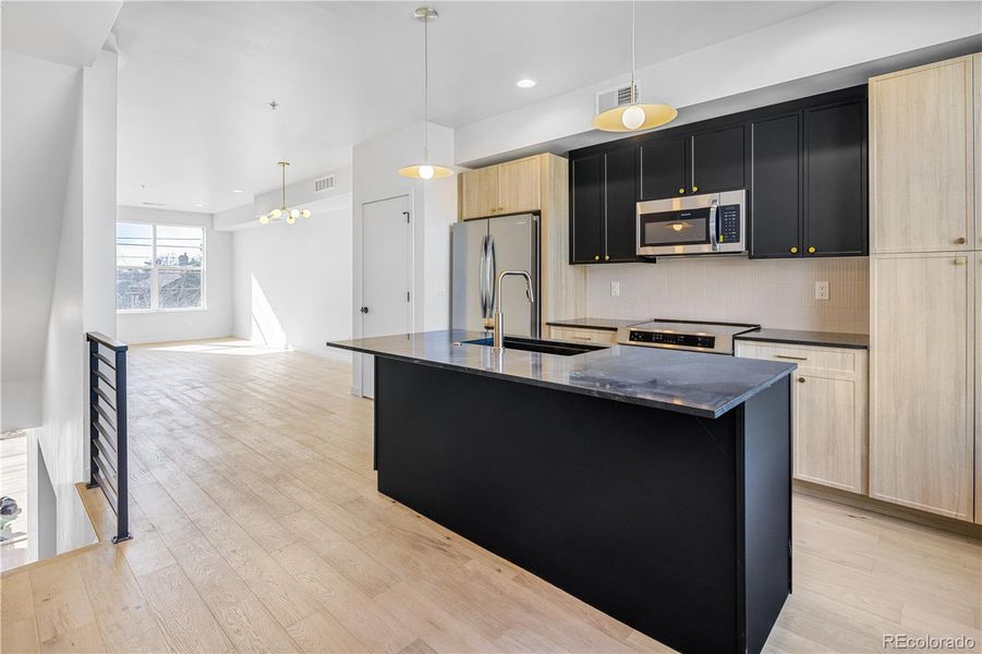 Furnished interior view inside a new home in , Denver (Image 8).