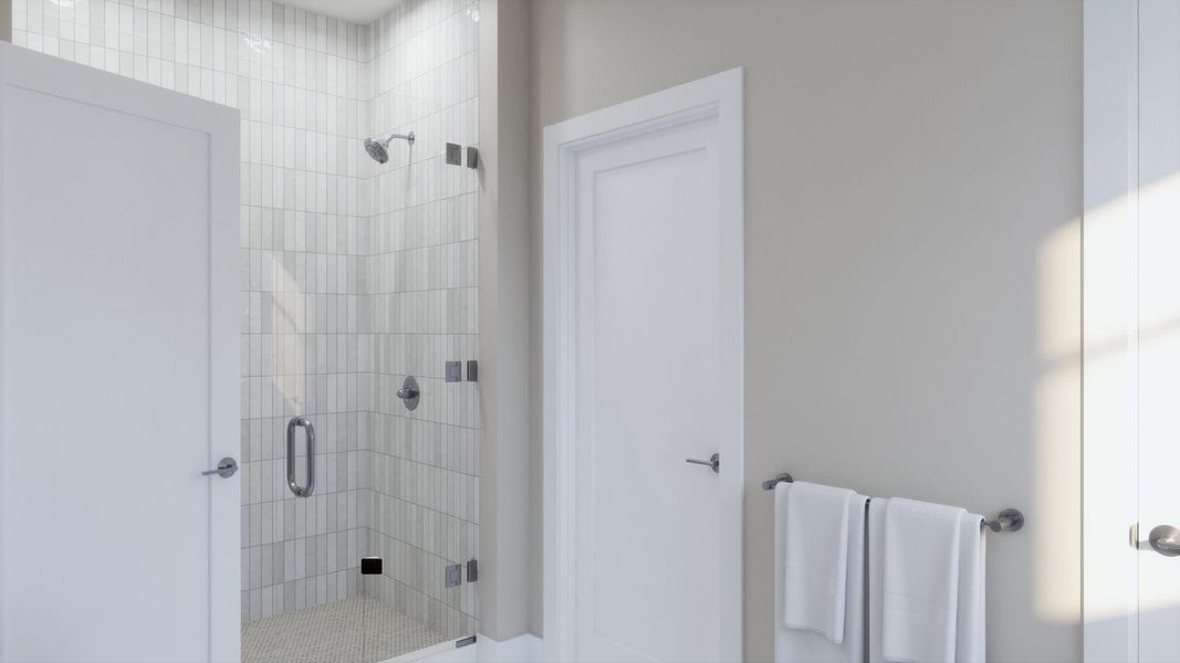 Primary Bath | Sebring | Trinity Gardens | New Homes in DeLand, FL by Landsea Homes