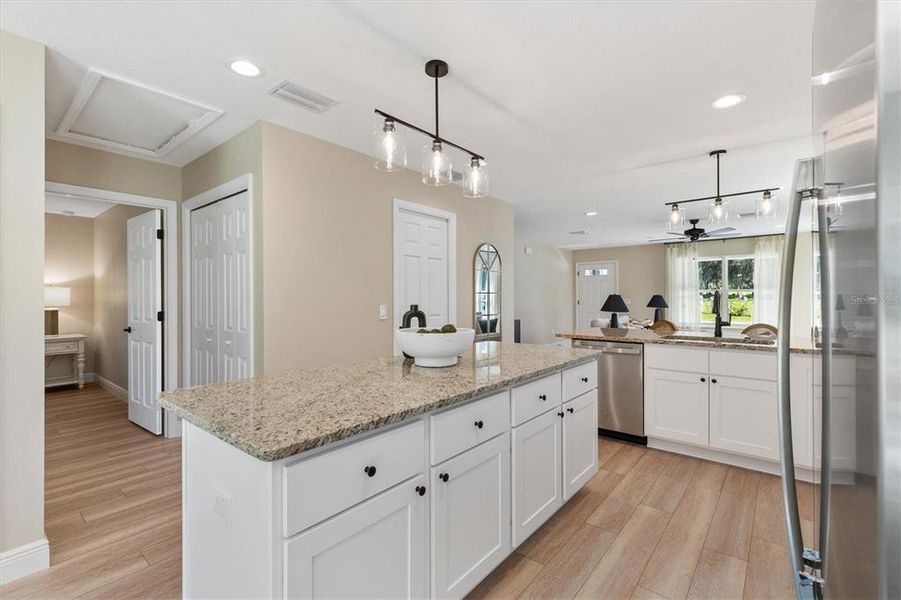 Furnished interior view inside a new home in , Bushnell (Image 16).