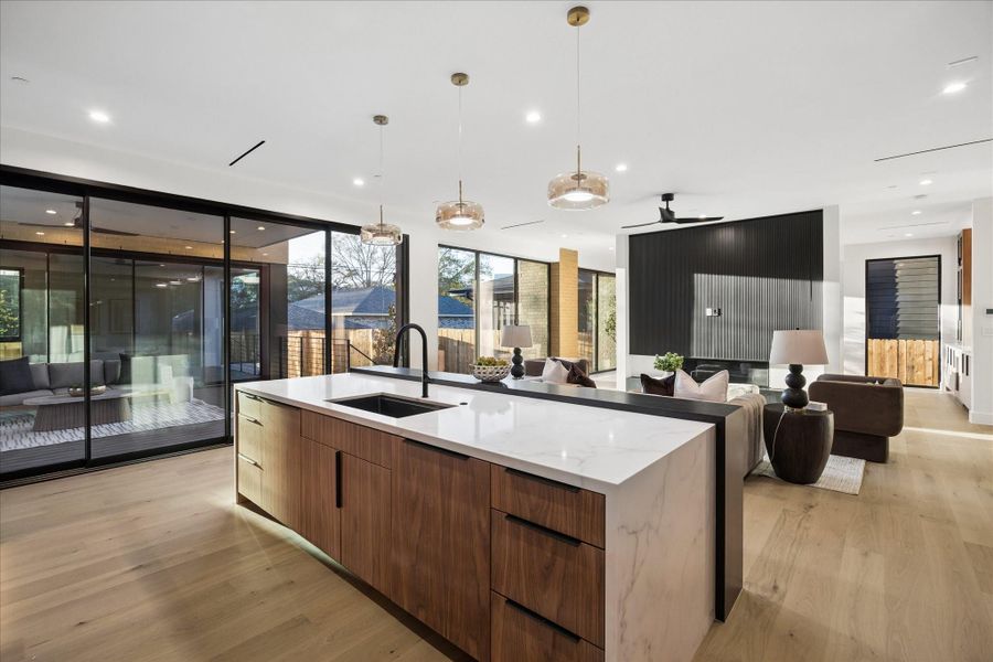 Furnished interior view inside a new home in , Bellaire (Image 18).