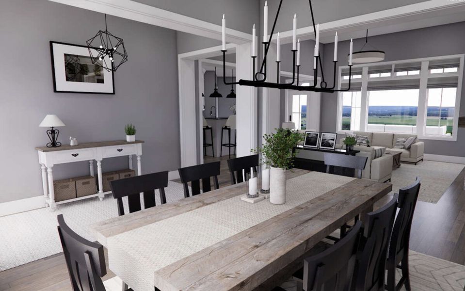 Representative furnished interior of a home built from the Milton by Zeal Home Builders in Patti Lynn Hills, Paradise (Image 15).