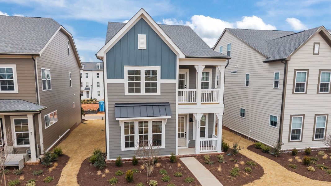 The Brentwood Plan by DRB Homes in River District, Charlotte NC. The Brentwood Plan by DRB Homes in River District, Charlotte NC.