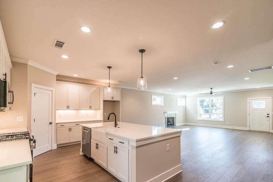 Furnished interior view inside a new home in , Decatur (Image 11).