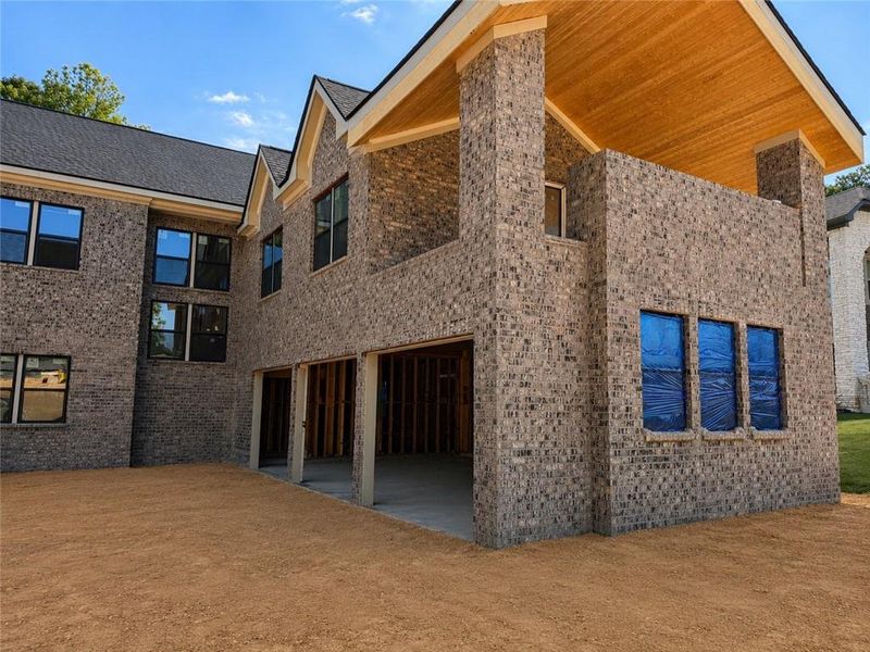 Exterior details and patio area of a home in , Fairburn (Image 3). Exterior details and patio area of a home in , Fairburn (Image 3).