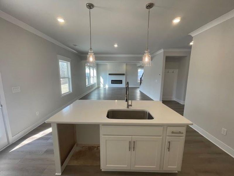 Furnished interior view inside a new home in Ponderosa Farms Estates, Gainesville (Image 10).