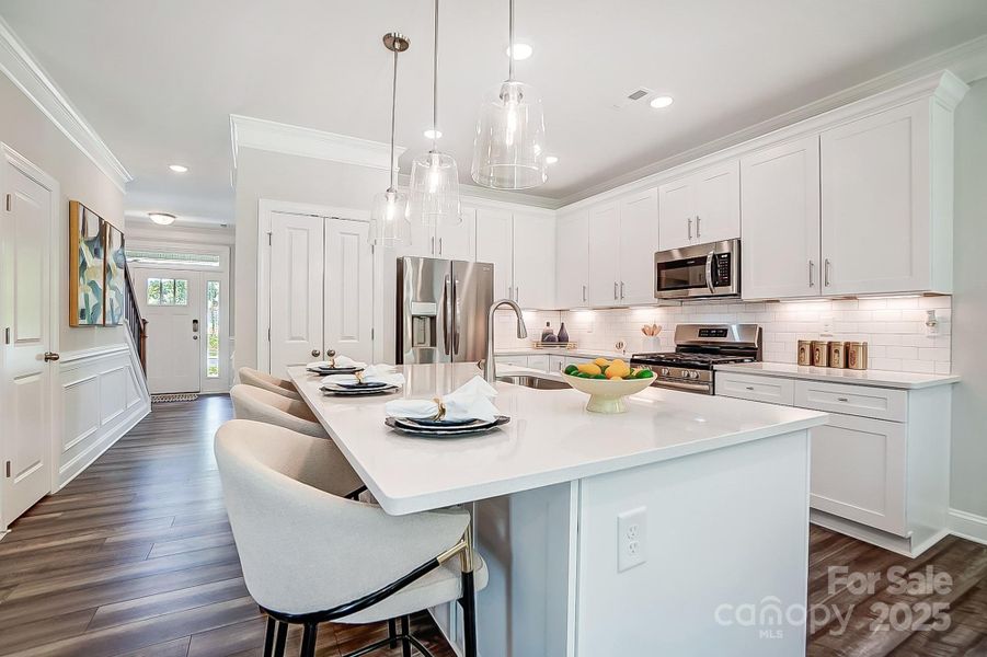 Furnished interior view inside a new home in Grier Meadows, Charlotte (Image 34).