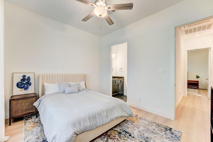 Furnished interior view inside a new home in , Missouri City (Image 34).