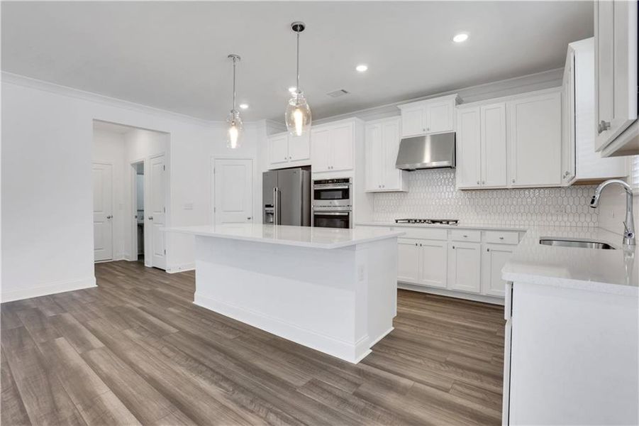 Furnished interior view inside a new home in Bailey Fence, Dacula (Image 10).