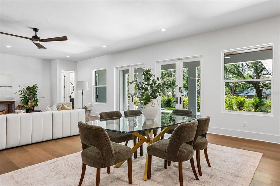 Furnished interior view inside a new home in , Tampa (Image 53).