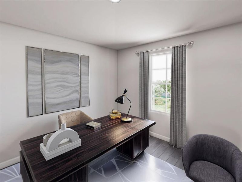 Furnished interior view inside a new home in Villages of Mayfield, Cleburne (Image 4). Furnished interior view inside a new home in Villages of Mayfield, Cleburne (Image 4).