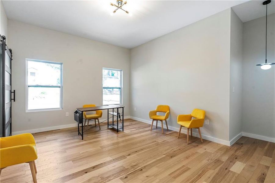 Furnished interior view inside a new home in , Atlanta (Image 19).