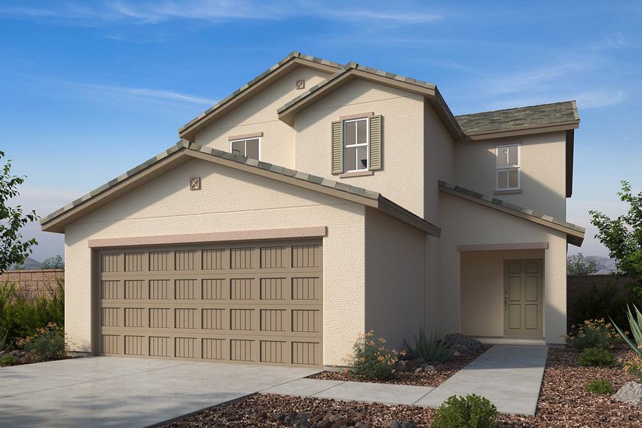 Representative exterior photo of a completed home built from the 2212 by KB Home in Bella Tierra Reserve, Tucson, AZ (Image 5).