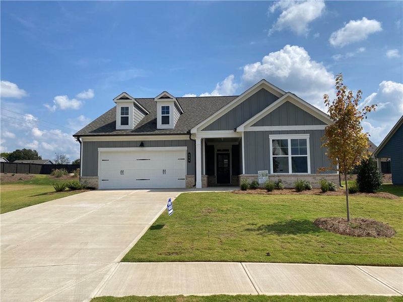 Front exterior of a new home in , Jefferson, GA, highlighting curb appeal (Image 25).