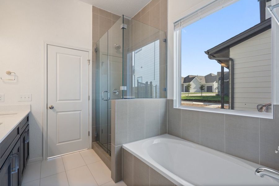 Furnished interior view inside a new home in Loyola, Austin (Image 12).