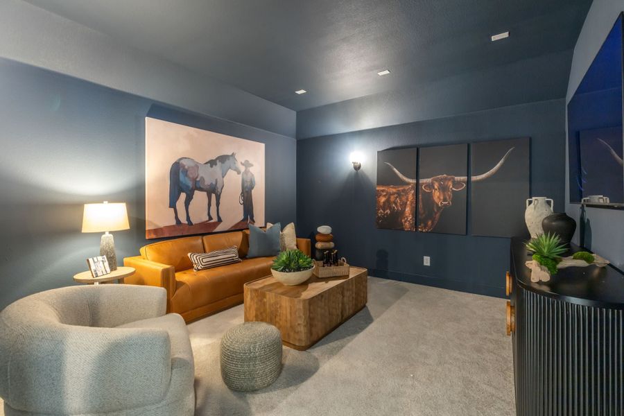 Furnished interior view inside a new home in Painted Tree Woodland West, McKinney (Image 23). Furnished interior view inside a new home in Painted Tree Woodland West, McKinney (Image 23).
