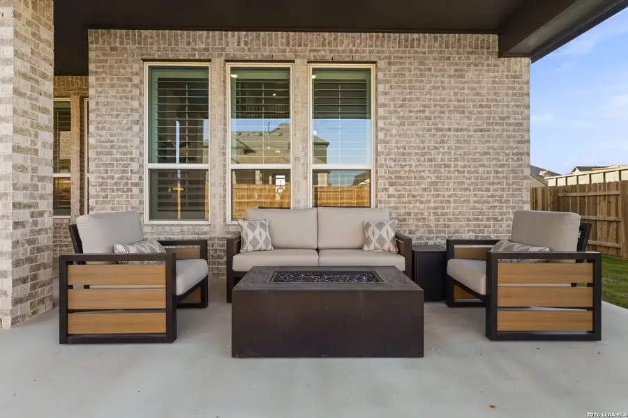 Exterior details and patio area of a home in , Kyle (Image 28).
