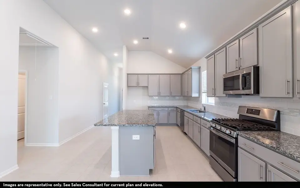 Representative furnished interior of a home built from the Montauk by CastleRock Communities in Hughes Landing, Dickinson (Image 7).