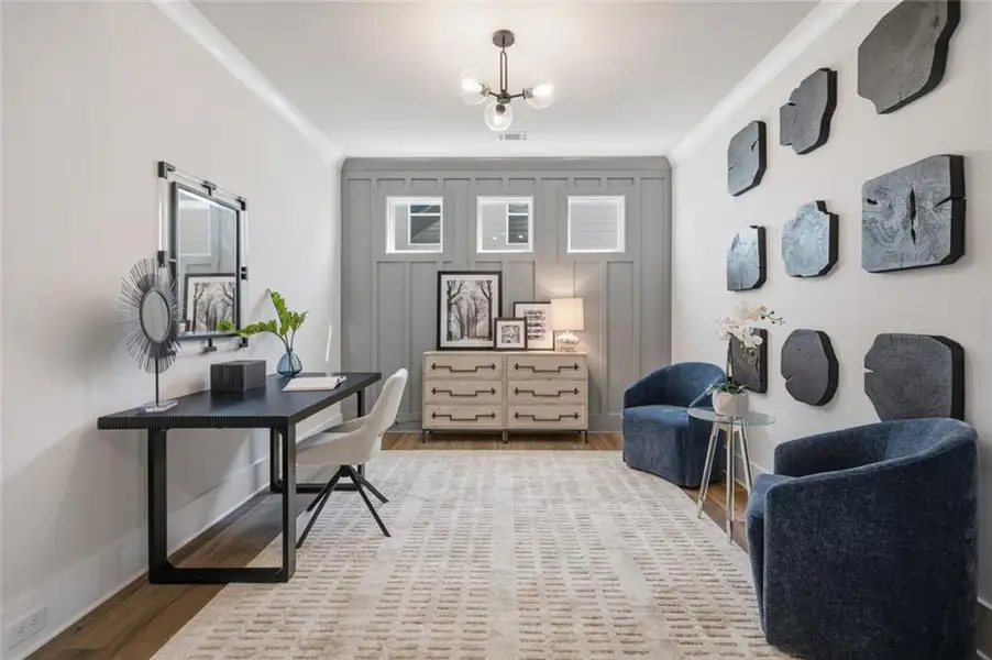 Furnished interior view inside a new home in Fowler Farms, Auburn (Image 8).