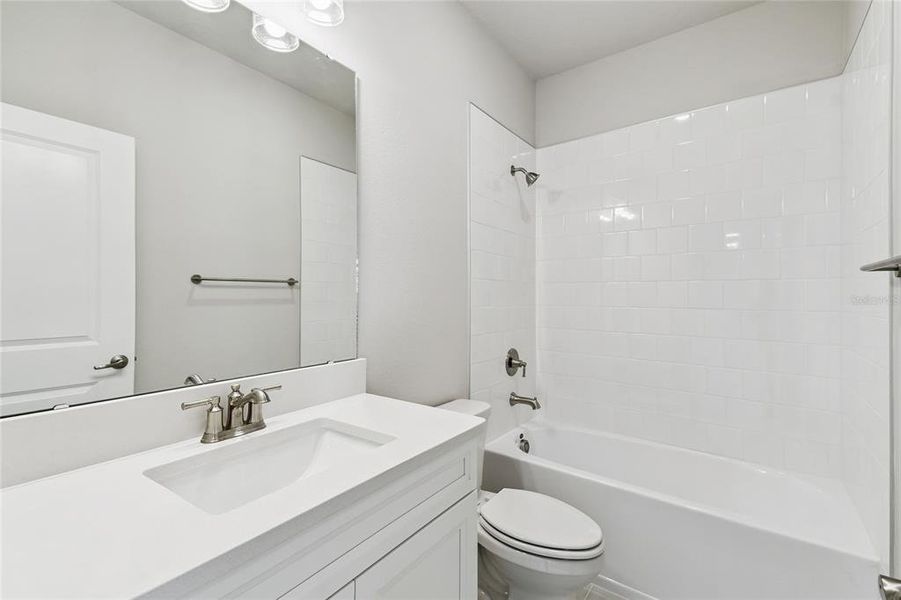 Furnished interior view inside a new home in Weslyn Park in Sunbridge 34', St. Cloud (Image 6).