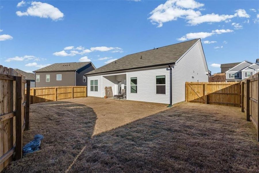 Exterior details and patio area of a home in , Adairsville (Image 3). Exterior details and patio area of a home in , Adairsville (Image 3).