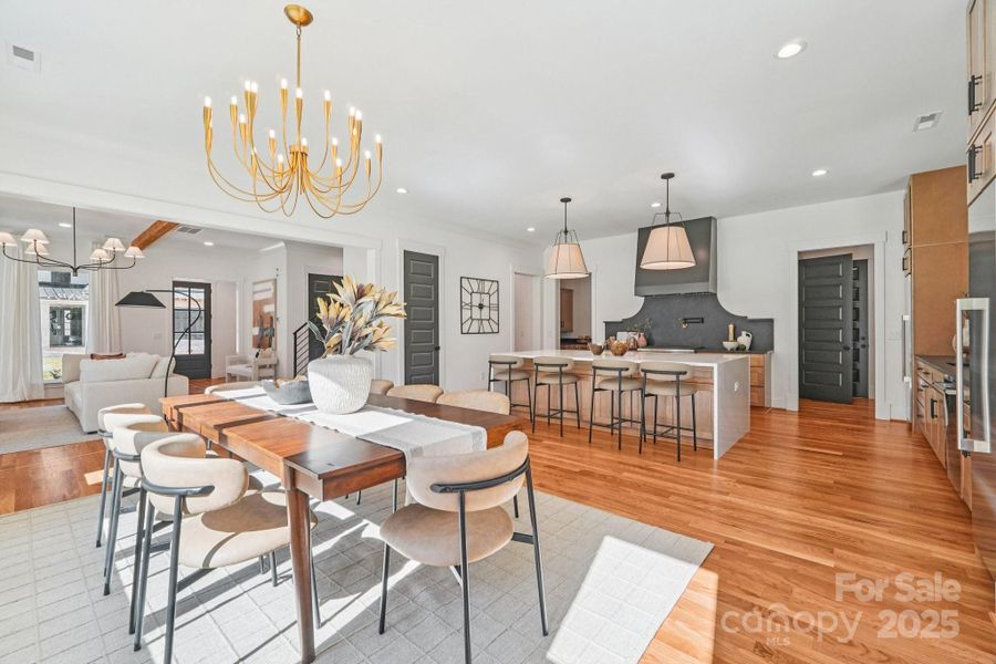 Furnished interior view inside a new home in , Charlotte (Image 16).