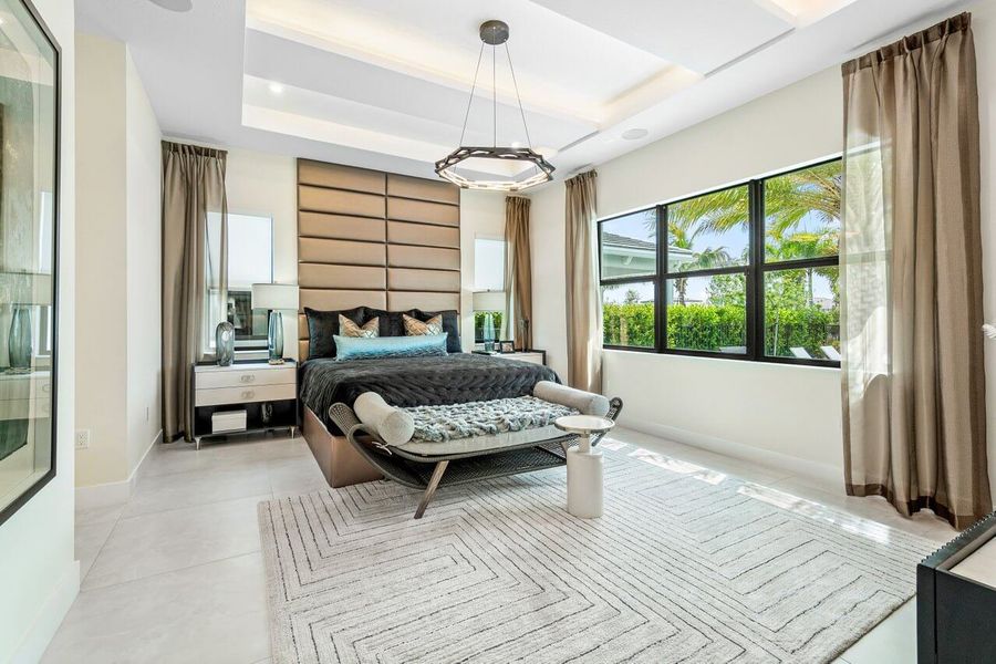 Furnished interior view inside a new home in Solana Bay at Avenir, Palm Beach Gardens (Image 16).
