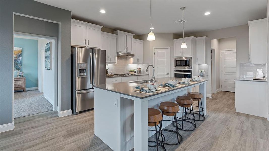 Furnished interior view inside a new home in Lakeview Pointe, Grand Prairie (Image 34).