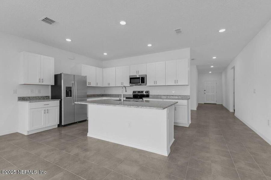 Furnished interior view inside a new home in Coopers Meadow, Jacksonville (Image 8).