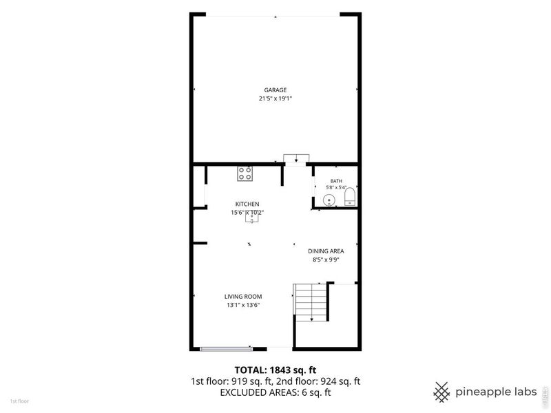 2D floor plan layout of this home in , Broomfield, CO (Image 28).