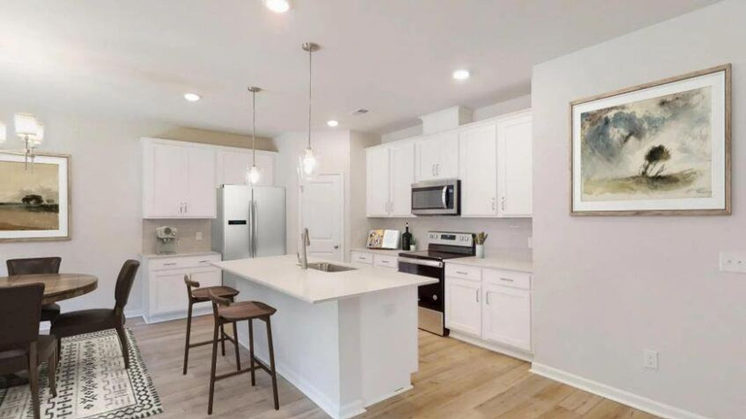 Furnished interior view inside a new home in , Ravenel (Image 7).