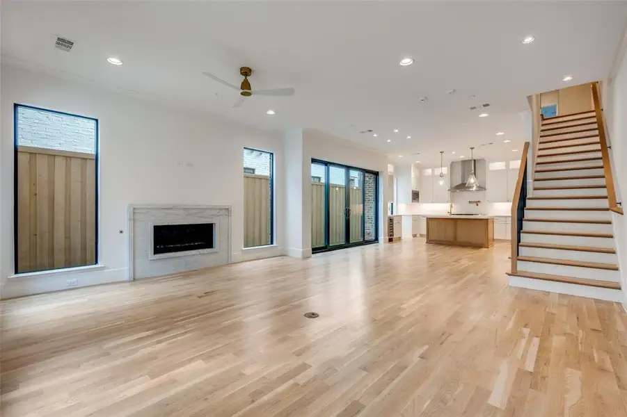 Living Area open to the Dining Area Living Area open to the Dining Area