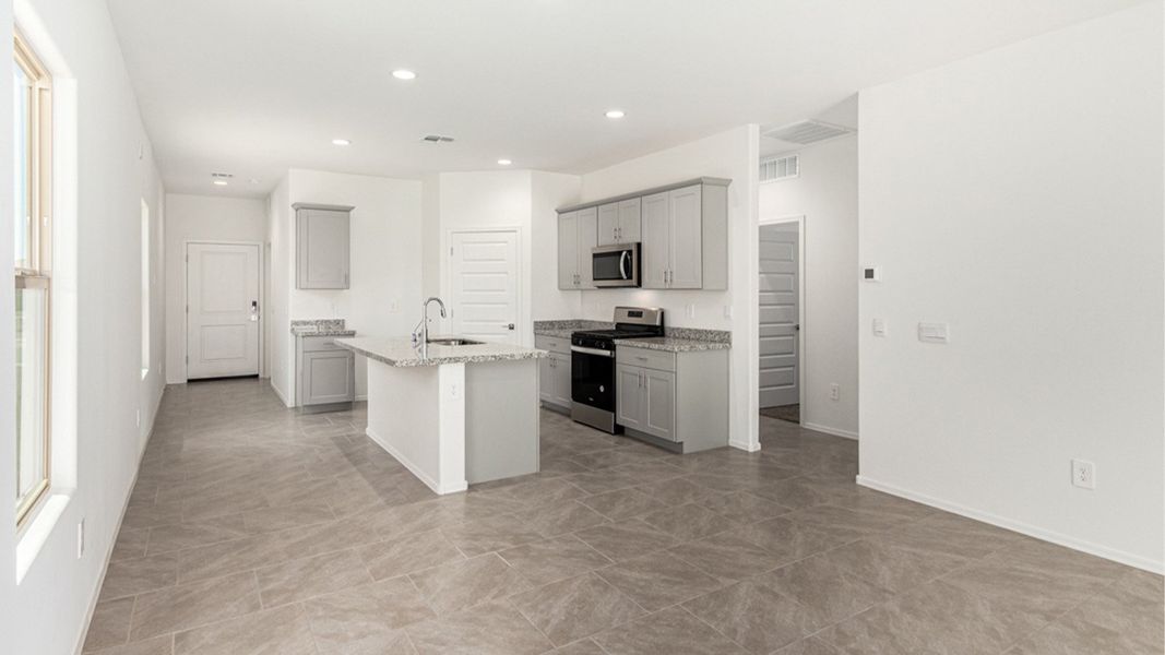 Furnished interior view inside a new home in Blackhawk, Tucson (Image 9). Furnished interior view inside a new home in Blackhawk, Tucson (Image 9).