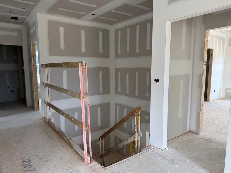 In-progress construction of a new home in The Point, Rolesville, NC (Image 24).